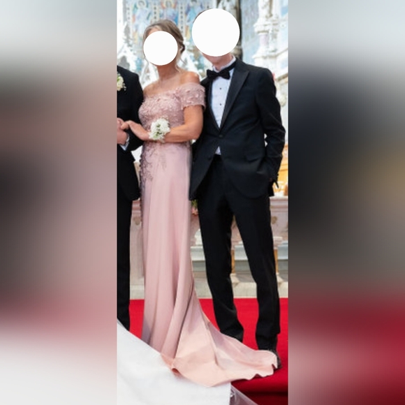 Cameron Blake formal gown size 8, English Rose - Picture 5 of 6